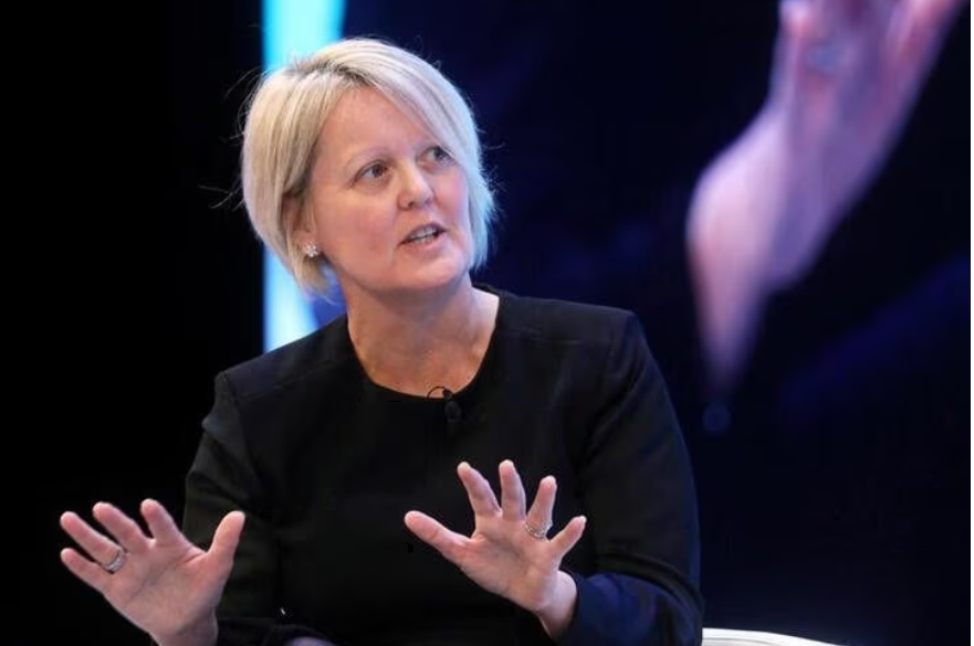 RBS CEO Alison Rose attends the annual CBI Conference in London