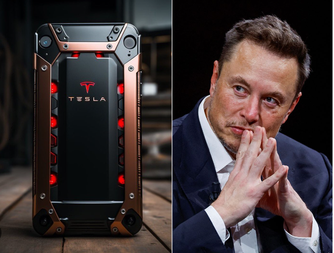 elon Musk Tesla Phone